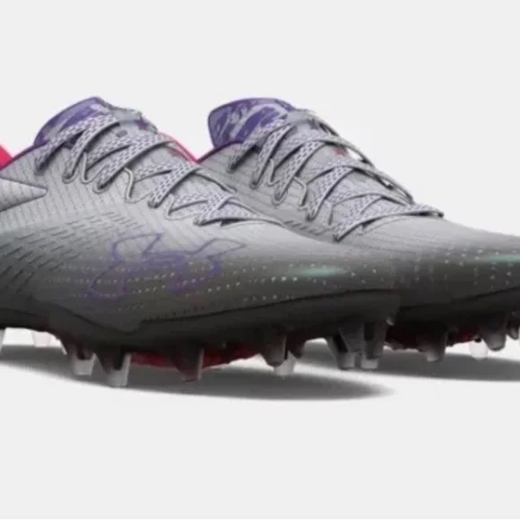 Under Armour BLUR SMOKE MC 'HALO GREY METALLIC ORE' Size 7.5 Women’s 3025123-100 - Picture 3 of 5